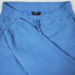 American Giant Mens Blue Heavyweight Cotton Fleece Jogger Sweatpants Size L USA